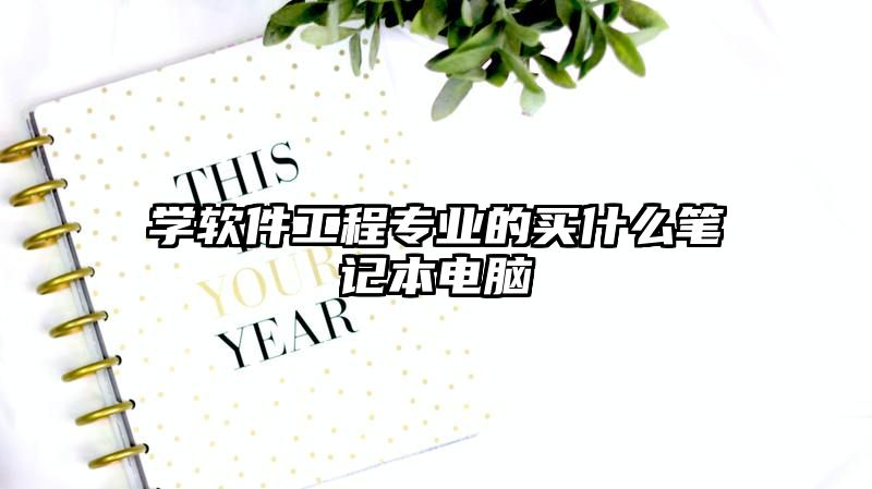 学软件工程专业的买什么笔记本电脑