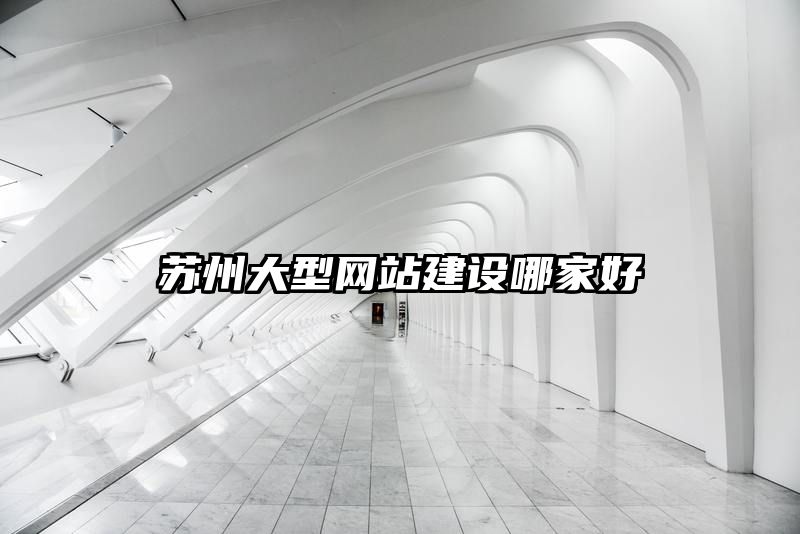 苏州大型网站建设哪家好