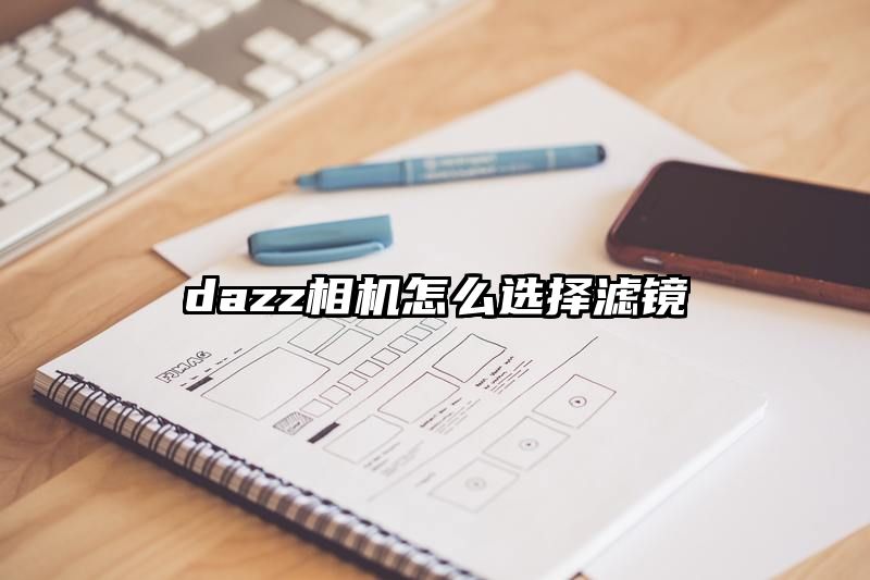 dazz相机怎么选择滤镜