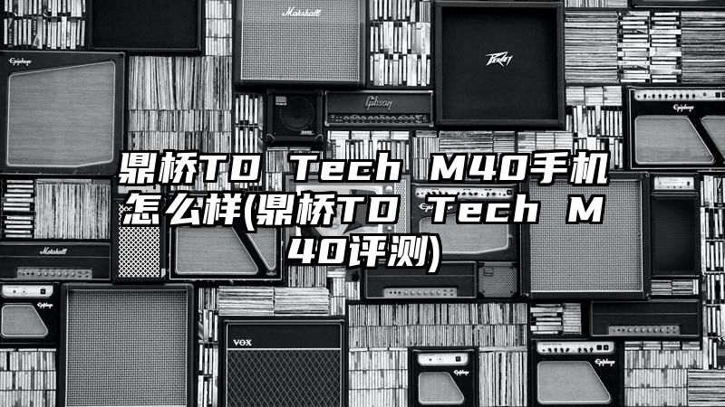 鼎桥TD Tech M40手机怎么样