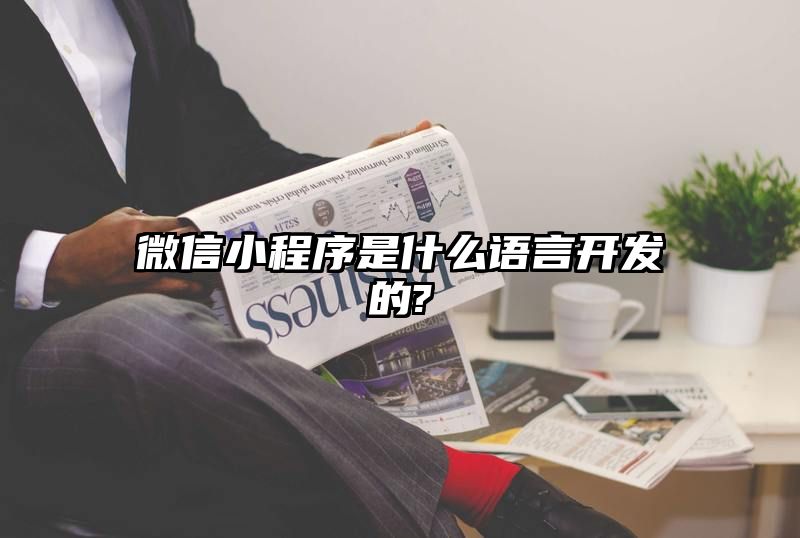 微信小程序是什么语言开发的?