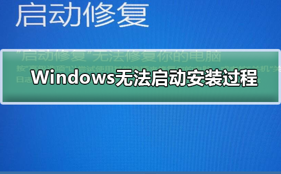 Windows无法启动安装过程是怎么回事？Windows无法启动安装过程的解决方法？