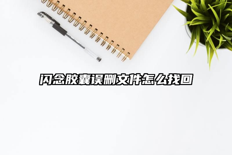 闪念胶囊误删文件怎么找回