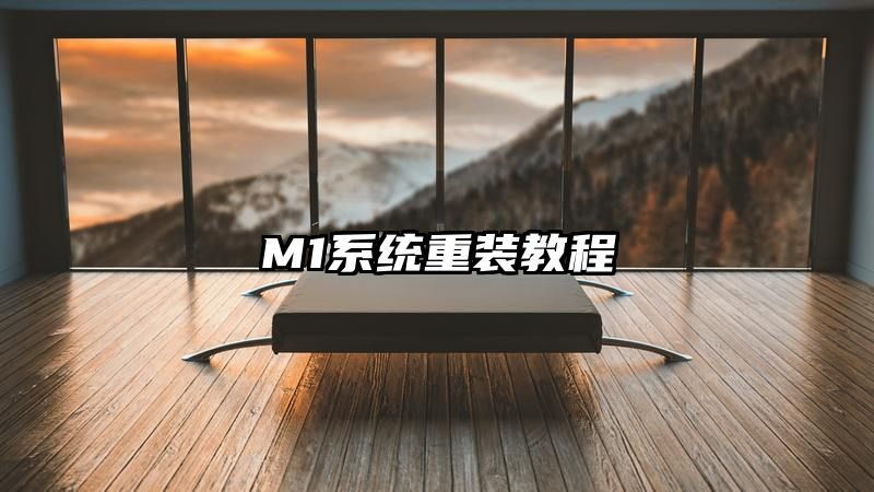 M1系统重装教程