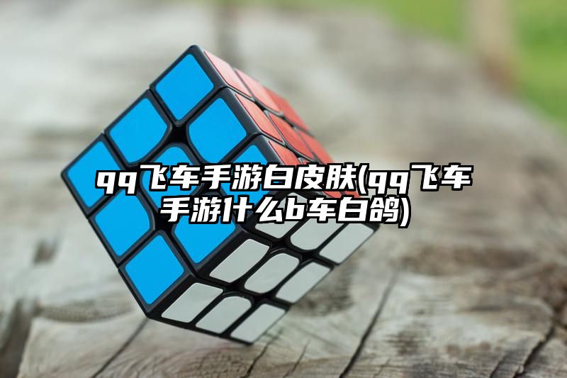 qq飞车手游白皮肤