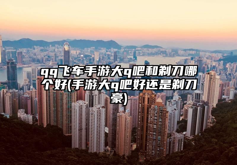 qq飞车手游大q吧和剃刀哪个好