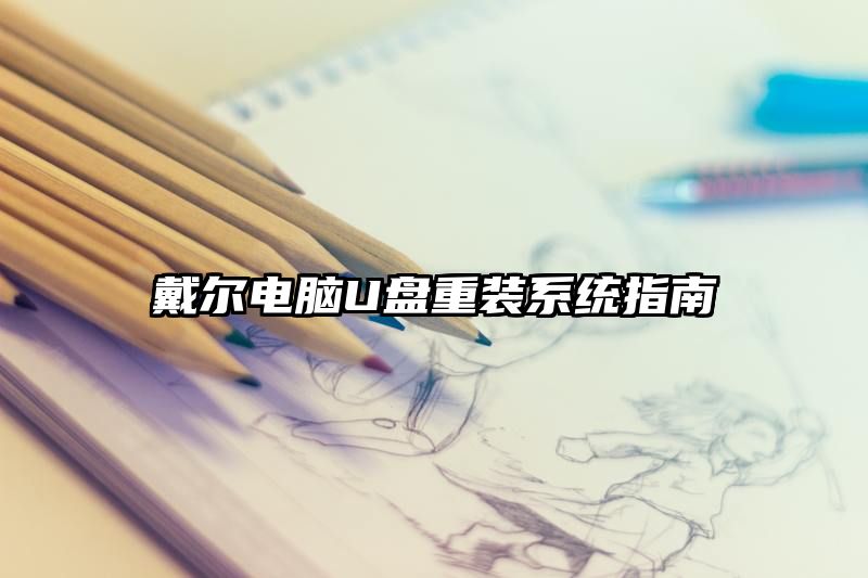 戴尔电脑U盘重装系统指南