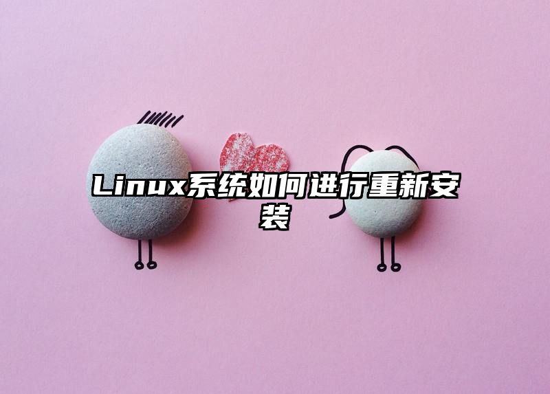 Linux系统如何进行重新安装