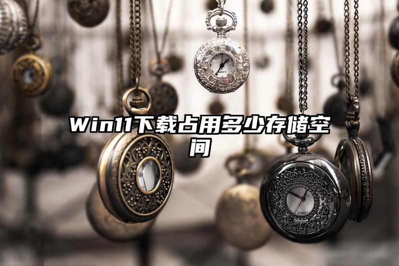 Win11下载占用多少存储空间