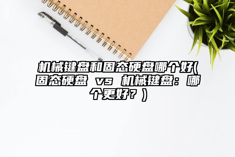 机械键盘和固态硬盘哪个好