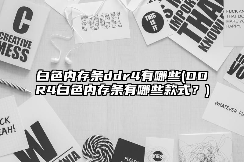 白色内存条ddr4有哪些