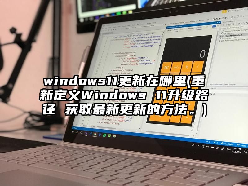 windows11更新在哪里