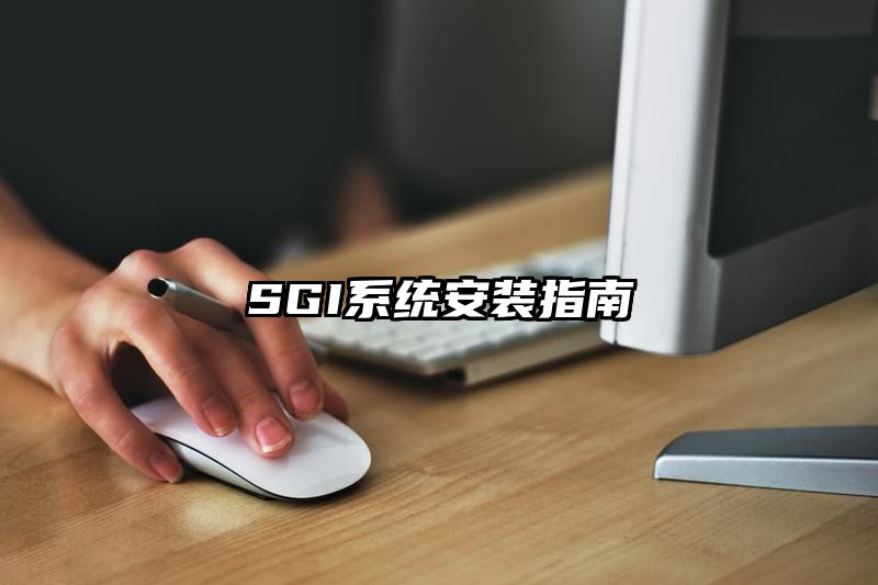 SGI系统安装指南