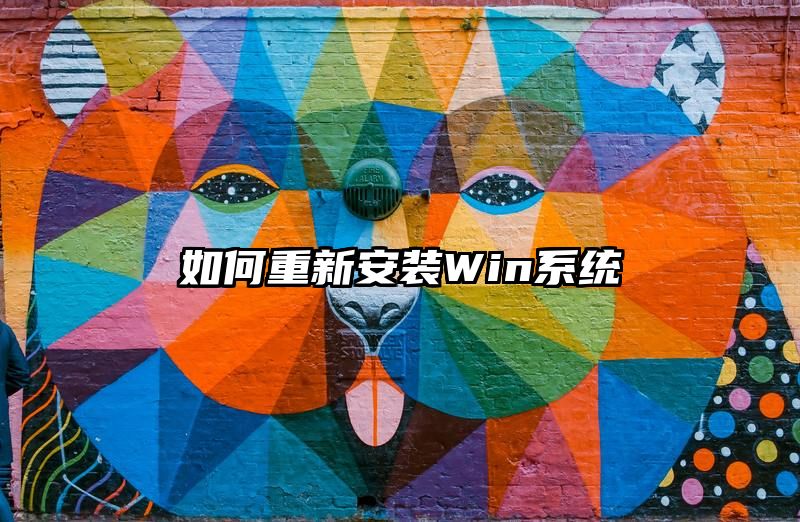 如何重新安装Win系统