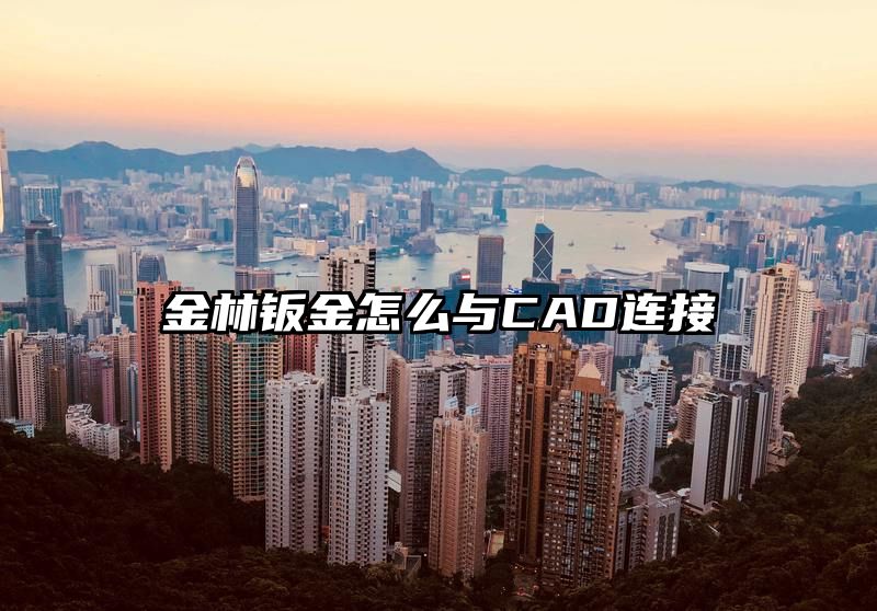 金林钣金怎么与CAD连接