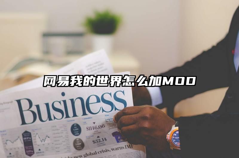 网易我的世界怎么加MOD