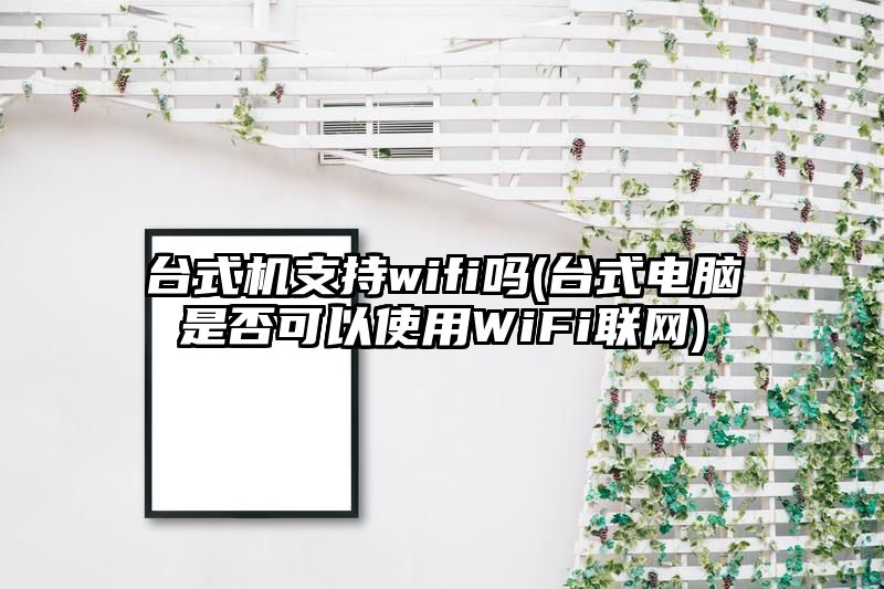 台式机支持wifi吗