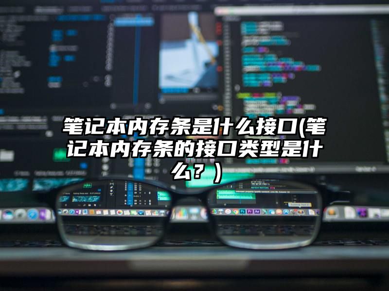 笔记本内存条是什么接口