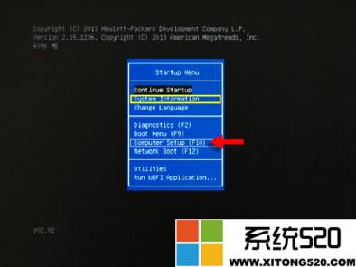 hp电脑安装win10 bios怎么设置图文教程