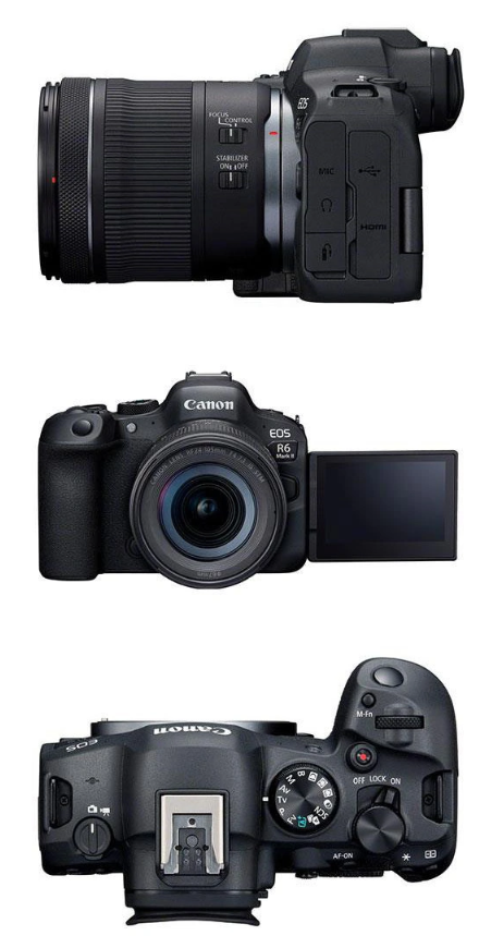 佳能新款 EOS R6 II 相机外观曝光，预计明天发布