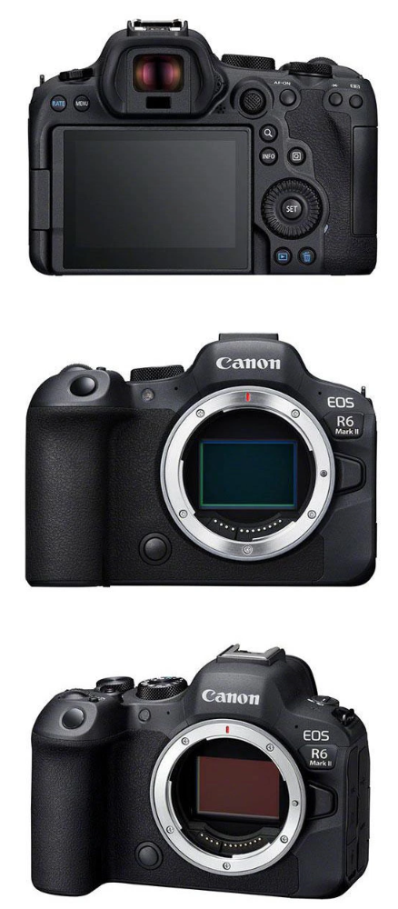 佳能新款 EOS R6 II 相机外观曝光，预计明天发布