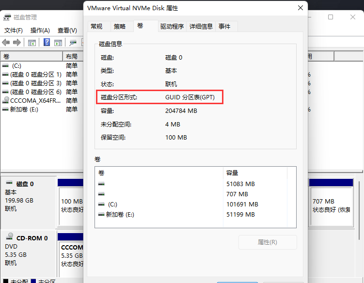 电脑磁盘分区格式怎么查看 win11系统查看磁盘分区格式的方法教程