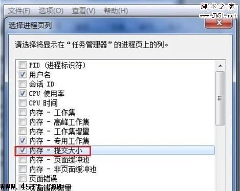 Windows7查看软件所消耗的虚拟内存的方法步骤