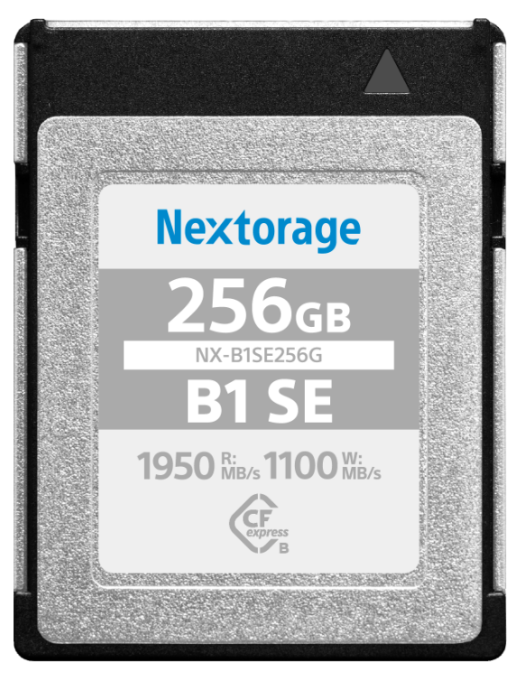 Nextorage 发布世界上最快的 CFexpress Type B 存储卡，写入速度 1900MB/s
